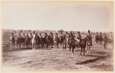 7. Regiment der Bengalischen Kavallerie, während des Delhi-Übungslagers