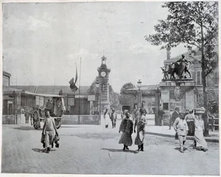 Eingang zu den Schlachthöfen de la Villette