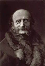 Jacques Offenbach (1819-80), deutscher Komponist (s/w Foto)
