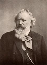 Johannes Brahms (1833-1897) deutscher Komponist, Halbton