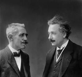 Paul Langevin und Albert Einstein