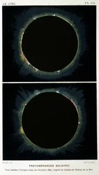 Fotografie der totalen Sonnenfinsternis vom 18. Juli