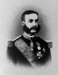 Porträt von Alfonso XII (1857-1885), König von Spanien von 1874 bis 1885 nach einem langen Exil in Europa.
