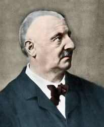 Porträt von Anton Bruckner (1824-1896), österreichischer Komponist.