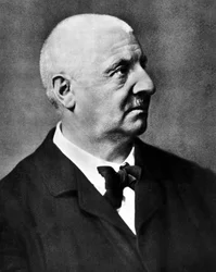 Porträt von Anton Bruckner (1824 - 1896), österreichischer Komponist.