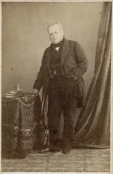 Porträt von Graf Camillo Benso von Cavour (1810-61) - circa 1855