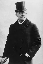 Porträt von Graf Michael Nicolaievich Muravieff (1845-1900) russischer Politiker. Fotografie, Anfang des 20. Jahrhunderts.