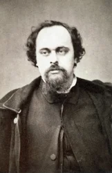 Porträt von Dante Gabriel Rossetti (1828-1882) - Um 1860