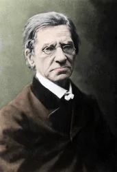 Porträt von Emile Littre (1801-1881), französischer Philologe, Arzt und Politiker.