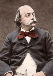Porträt des englischen Schriftstellers Gustave Flaubert (1821-1880)
