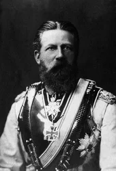 Porträt von Friedrich III. (1831-1888), König von Preußen und Kaiser von Deutschland im Jahr 1888 für 99 Tage.