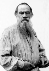 Porträt von Leo Tolstoi (1828-1910), russischer Schriftsteller.