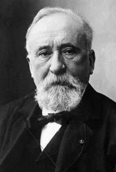 Porträt von Pierre Puvis de Chavannes (1824-1898), französischer symbolistischer Maler.