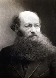 Porträt von Fürst Peter Alexejewitsch Kropotkin (1842-1921), russischer Revolutionär und Anarchist.