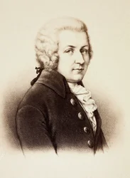Porträt von Wolfgang Amadeus Mozart