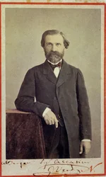 Porträt des italienischen Komponisten Giuseppe Verdi