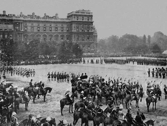Überprüfung des indischen Armeekontingents, Horse Guards Parade, Juni 1897