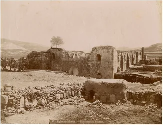 Ruinen der Kirche der Heiligen Vierzig Märtyrer, Sebaste (Sivas), Türkei, ca. 1890