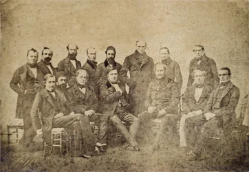 Der Kongress von Paris war eine Friedenskonferenz, die 1856 in Paris, Frankreich, zwischen Vertretern der Großmächte Europas stattfand, um nach dem fast dreijährigen Krimkrieg Frieden zu schließen - Krimkrieg (1853-1856): Legaten, die einzelne Mächte vertr
