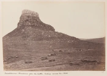 Das Schlachtfeld von Isandlwana