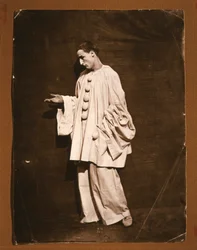 Der Mime Jean-Charles Deburau als Pierrot (Foto)