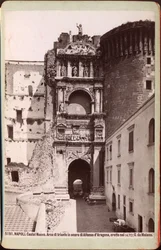 Triumphbogen des Castel Nuovo, Neapel, ca. 1880