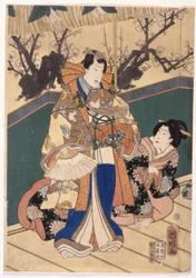 Frühlingsfarben: Löwentanz in einer Villa (Shunshoku Yakata No Shishi-Mai)