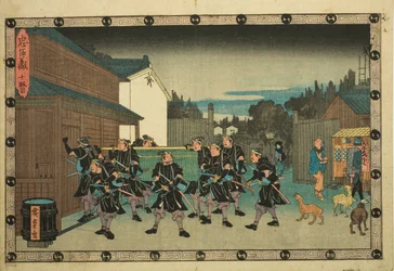 Akt 10 (Judanme), aus der Serie "Die Rache der loyalen Vasallen (Chushingura)"