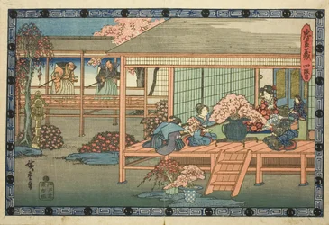 Akt 4 (Yondanme), aus der Serie "Die Rache der loyalen Vasallen (Chushingura)"