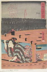 Große Feuerwerke in Ryo_goku, 1847-1852