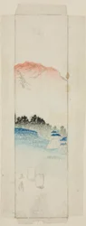 Umschlag mit Landschaft