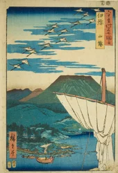 Provinz Iyo: Saijo, aus der Serie "Berühmte Orte in den Sechzig Provinzen"