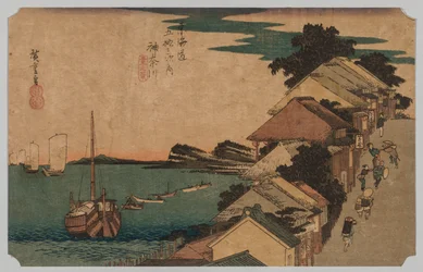 Kanagawa, Binnenmeer: Oben auf der Straße