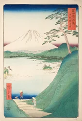 Misaka-Pass in der Provinz Kai, aus der Serie "Sechsunddreißig Ansichten des Berges Fuji"