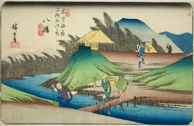 Nr. 25: Yawata, aus der Serie "Neunundsechzig Stationen des Kisokaido"