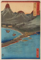 Provinz Bungo / Bungo Minozaki, aus der Serie: Ansichten berühmter Orte in den über sechzig Provinzen / Rokujūyoshū meisho zue