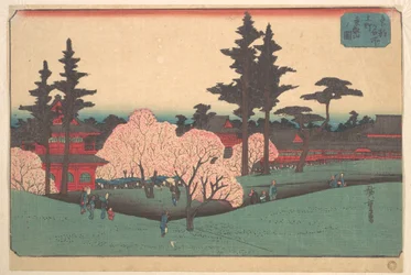 Ansicht des Tōeizan in Ueno
