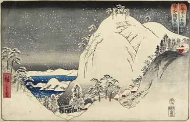 Yuga-Berg in der Provinz Bizen, August 1858