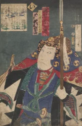 Kabuki-Schauspieler spielen die Rolle der 47 Ronin Seichu gishi den