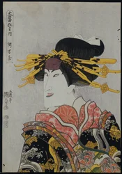 Ein Okubi-E des Schauspielers Nakamura Matsue III