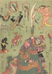 Korbarbeit: Vom Handwerker Ichida Shoshichiro von Naniwa Kagozaiku Naniwa saikunin Ic..., 1819