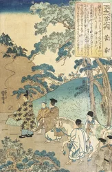 Gedicht von Kanke (Sugawara no Michizane)