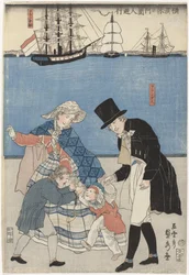 Holländer an einem freien Tag in Yokohama