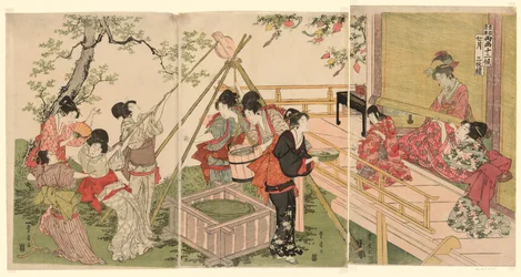 Der siebte Monat, aus der Serie Die zwölf Monate von zwei Künstlern (Ryoga juni ko)
