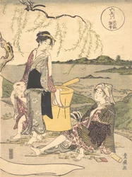 Chofu no Tamagawa, ca. 1789