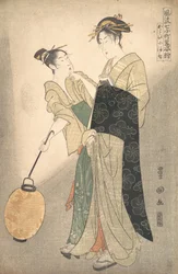 Kayoi Komachi, aus der Serie Sieben Episoden des Dichters Komachi, ca. 1795