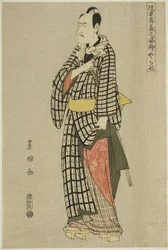 Koraiya: Ichikawa Komazo III, aus der Serie "Porträts von Schauspielern auf der Bühne (Yakusha butai no sugata-e)"