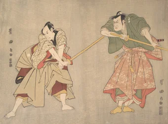 Szene aus einem nicht identifizierten Drama, ca. 1800