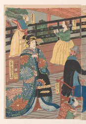 Ausländer bei einem Trinkgelage im Gankiro Teehaus