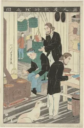Die Küche im Haus eines Ausländers